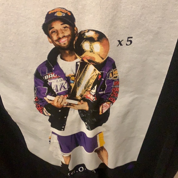 Kobe nike retro real tshirt 5x champ lakers Large - Picture 5 of 6